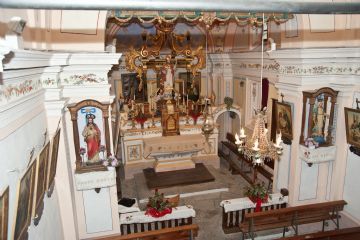 Interno della cappella.